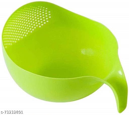 Multipurpose vegetable strainer and rice strainer washing bowl